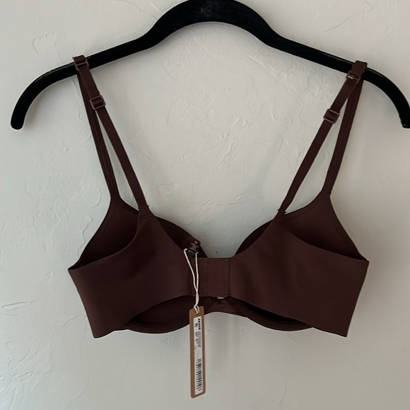 🤎SKIMS ULTIMATE TEARDROP PUSH UP PLUNGE BRA IN COCOA 32C - Picture 2 of 6